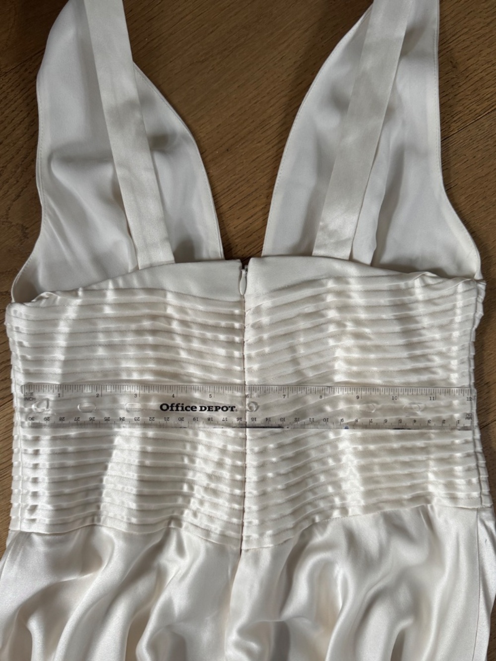 Reformation Arianwen Satin Gown Wedding Dress Fior Di Latte 6 - brand new w tags - Picture 15 of 16